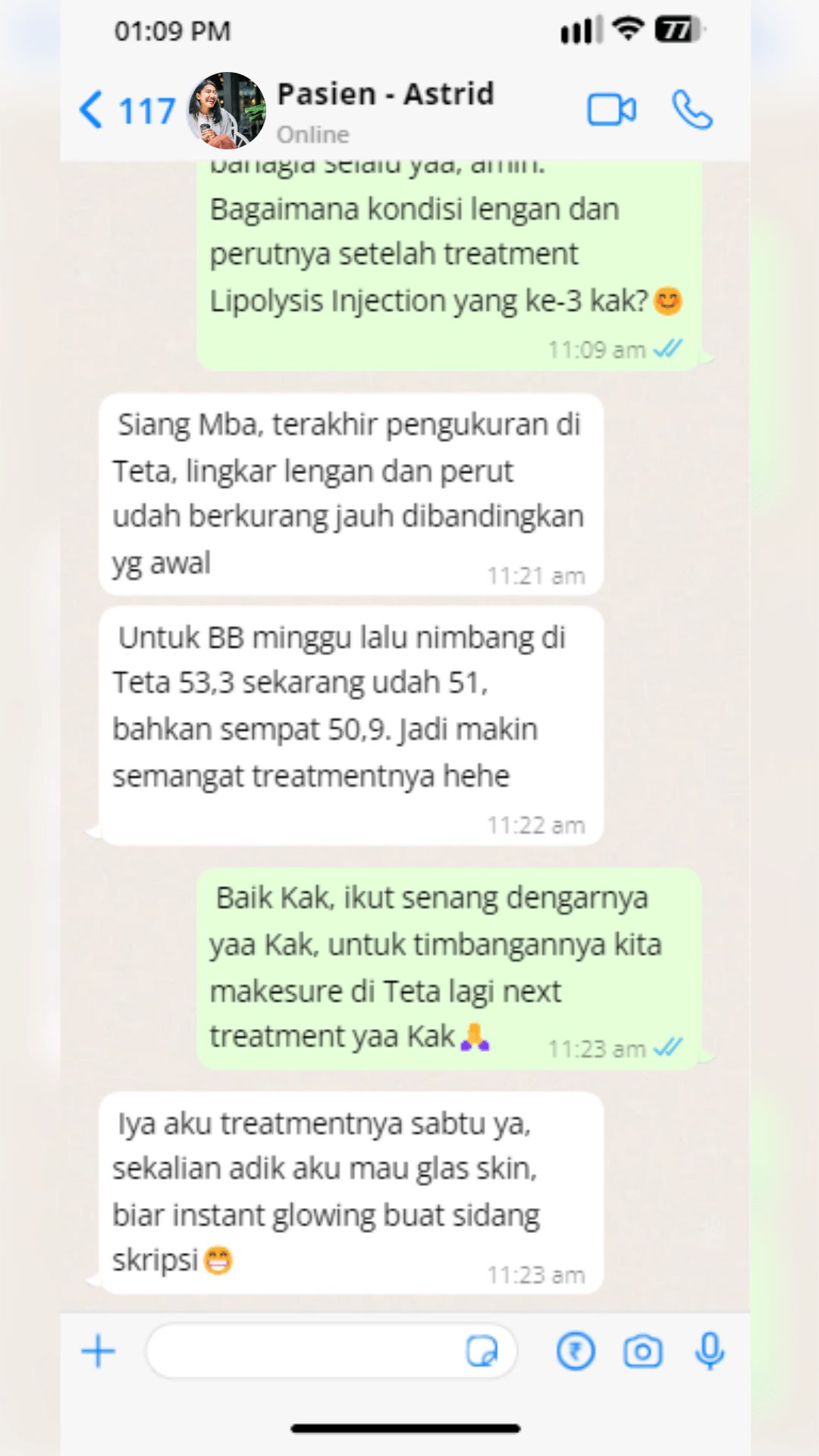 Testimoni Lipolysis Injection